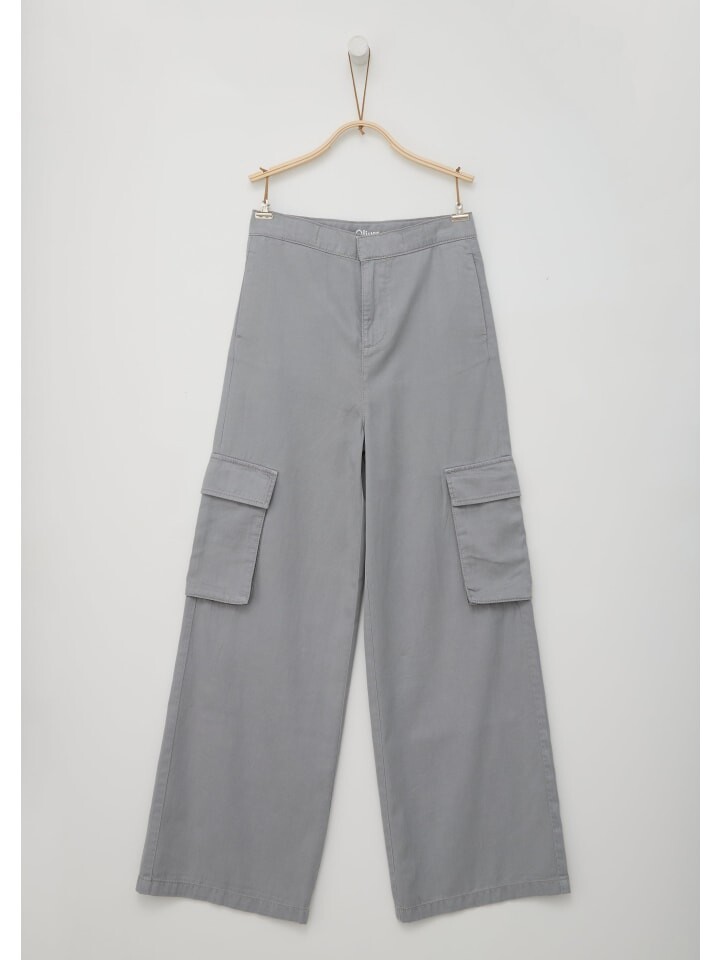 Тканевые брюки sOliver lang, серый 
Тканевые брюки sOliver lang, серый