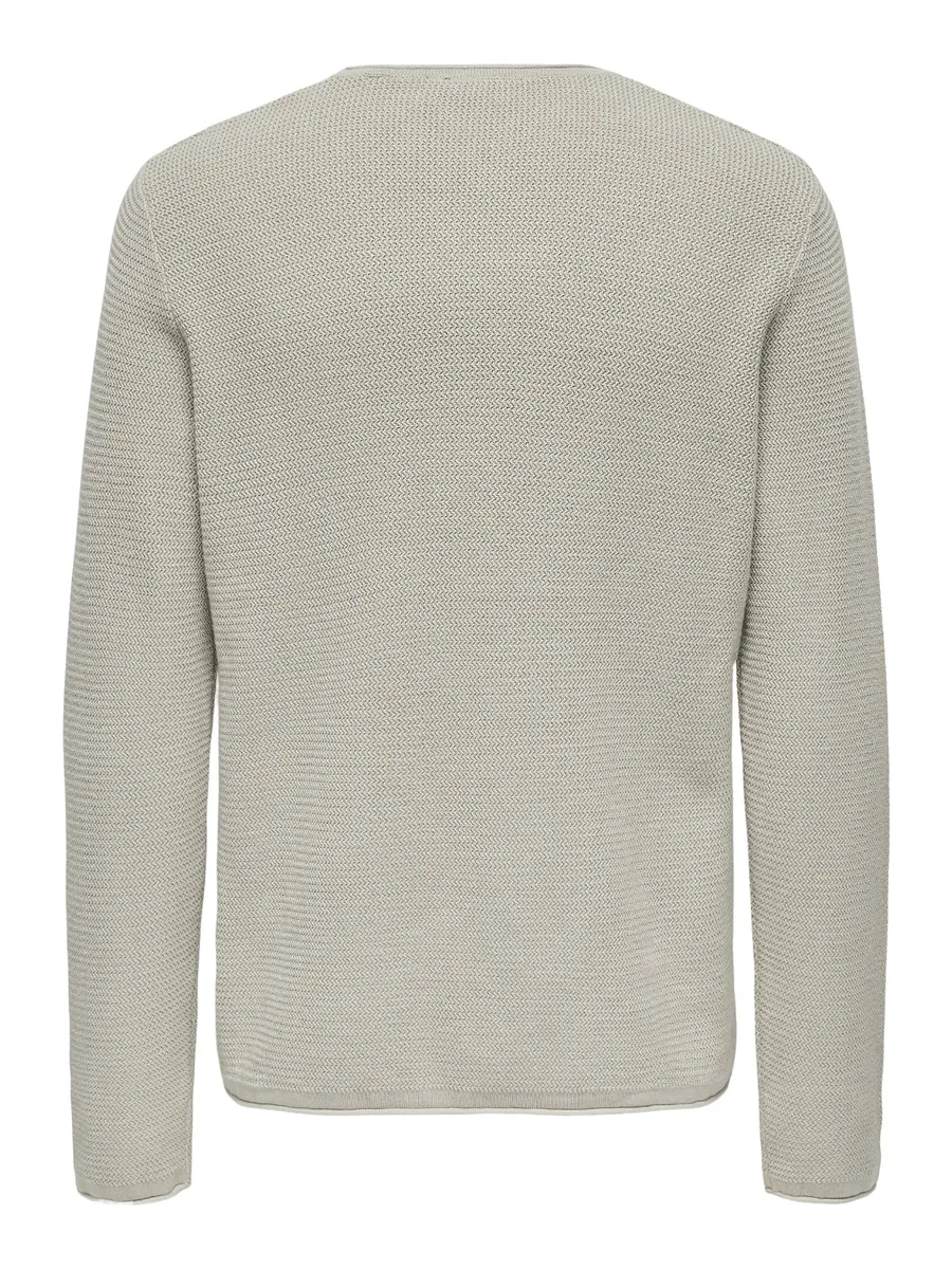 Вязаный свитер ONLY & SONS "ONSERIC REG 12 STRUC CREW KNIT", цвет Silver Lining
Вязаный свитер ONLY & SONS "ONSERIC REG 12 STRUC CREW KNIT", цвет Silver Lining