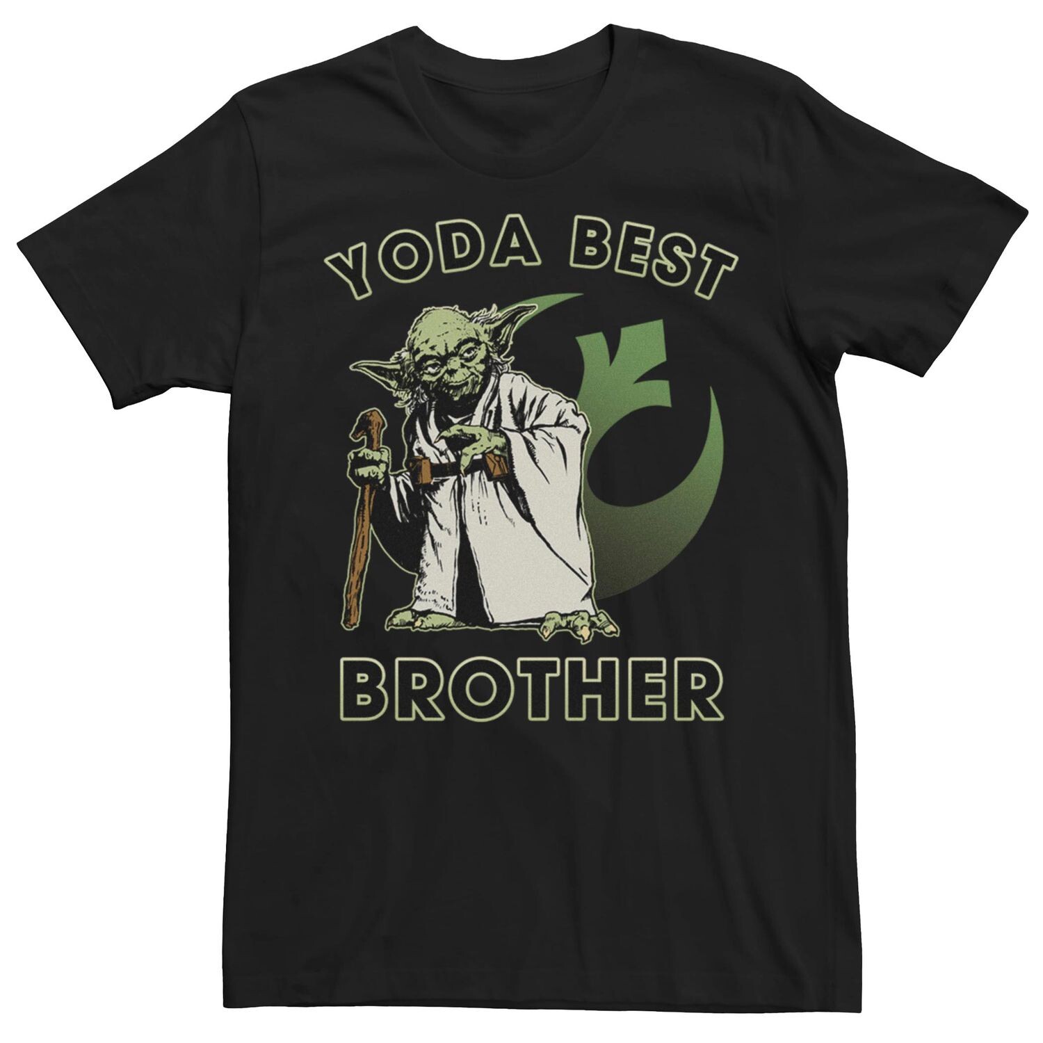 Мужская футболка с рисунком Yoda Best Brother Star Wars Licensed Character
Мужская футболка с рисунком Yoda Best Brother Star Wars Licensed Character