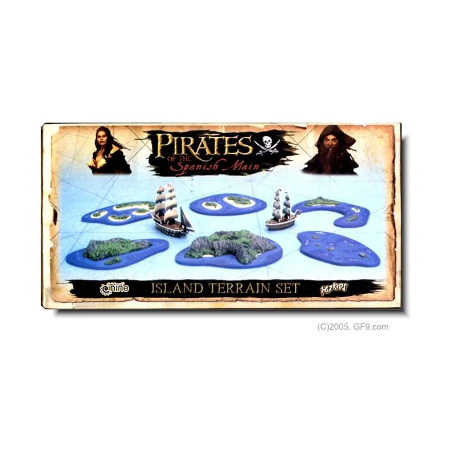 Набор «Островной ландшафт №1» — «Пираты Испанского моря», Pirates CSG - Game Aids (Gale Force Nine)
Набор «Островной ландшафт №1» — «Пираты Испанского моря», Pirates CSG - Game Aids (Gale Force Nine)