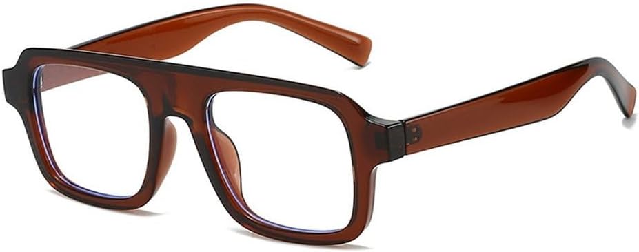 Мужские солнцезащитные очки в стиле ретро, квадратные, модные, прозрачные, красные, синие, с защитой от УФ-излучения UV400, женские солнцезащитные очки в стиле панк SKFGNX, Brown Clear
Мужские солнцезащитные очки в стиле ретро, квадратные, модные, прозрачные, красные, синие, с защитой от УФ-излучения UV400, женские солнцезащитные очки в стиле панк SKFGNX, Brown Clear