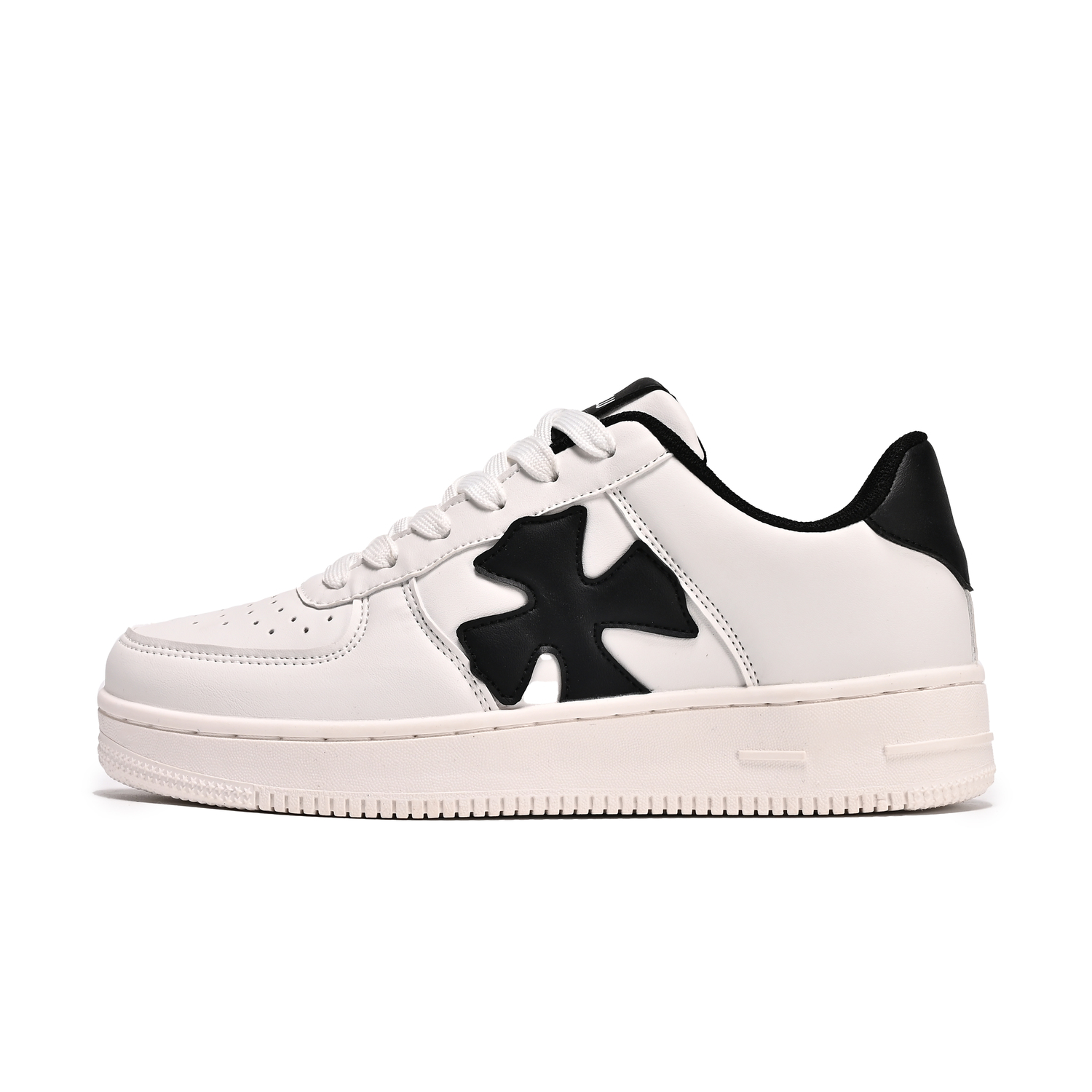 Guci Tianlun Низкие скейтерские кроссовки унисекс красно-синие бело-черные, цвет White Black 
Guci Tianlun Низкие скейтерские кроссовки унисекс красно-синие бело-черные, цвет White Black