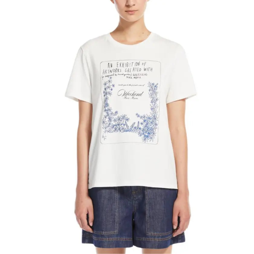 WEEKEND MaxMara Футболка женская белая, Белый, WEEKEND MaxMara Футболка женская белая
WEEKEND MaxMara Футболка женская белая, Белый, WEEKEND MaxMara Футболка женская белая