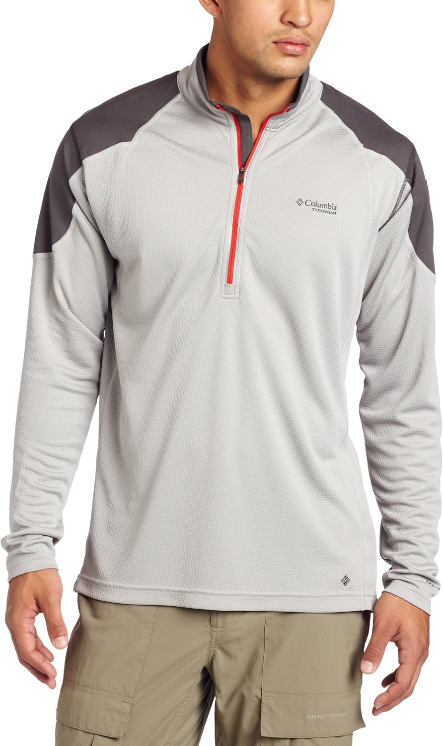 Columbia Мужская футболка с длинным рукавом и полумолнией Fluid Run, Grout
Columbia Мужская футболка с длинным рукавом и полумолнией Fluid Run, Grout