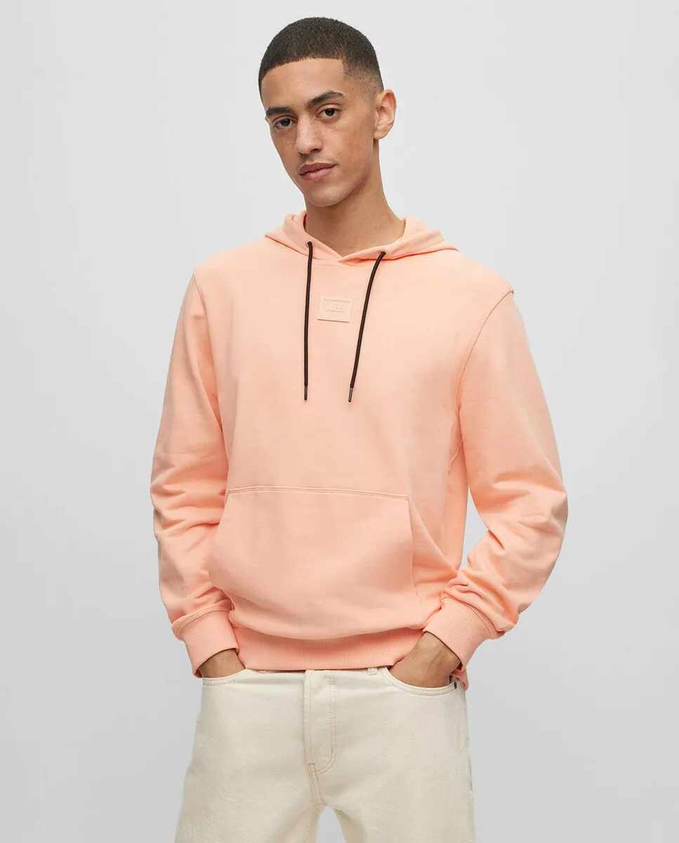 Толстовка с капюшоном из хлопкового флиса с тонированным логотипом Hugo, красный
Толстовка с капюшоном из хлопкового флиса с тонированным логотипом Hugo, красный