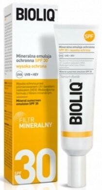 Минеральная защитная эмульсия SPF SPF30, 30 мл Bioliq, Aflofarm
Минеральная защитная эмульсия SPF SPF30, 30 мл Bioliq, Aflofarm