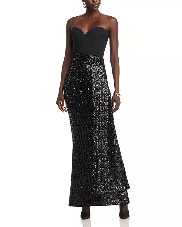 Длинное платье с пайетками в стиле Дези Chiara Boni La Petite Robe, черный
Длинное платье с пайетками в стиле Дези Chiara Boni La Petite Robe, черный