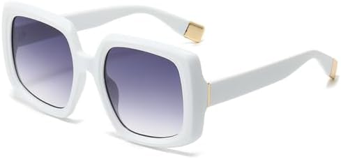 Винтажные квадратные солнцезащитные очки 2027 года, разноцветные, для женщин, модные градиентные, с защитой от УФ-излучения UV400, для мужчин, в стиле панк MTZJH, White Gray Gradient
Винтажные квадратные солнцезащитные очки 2027 года, разноцветные, для женщин, модные градиентные, с защитой от УФ-излучения UV400, для мужчин, в стиле панк MTZJH, White Gray Gradient