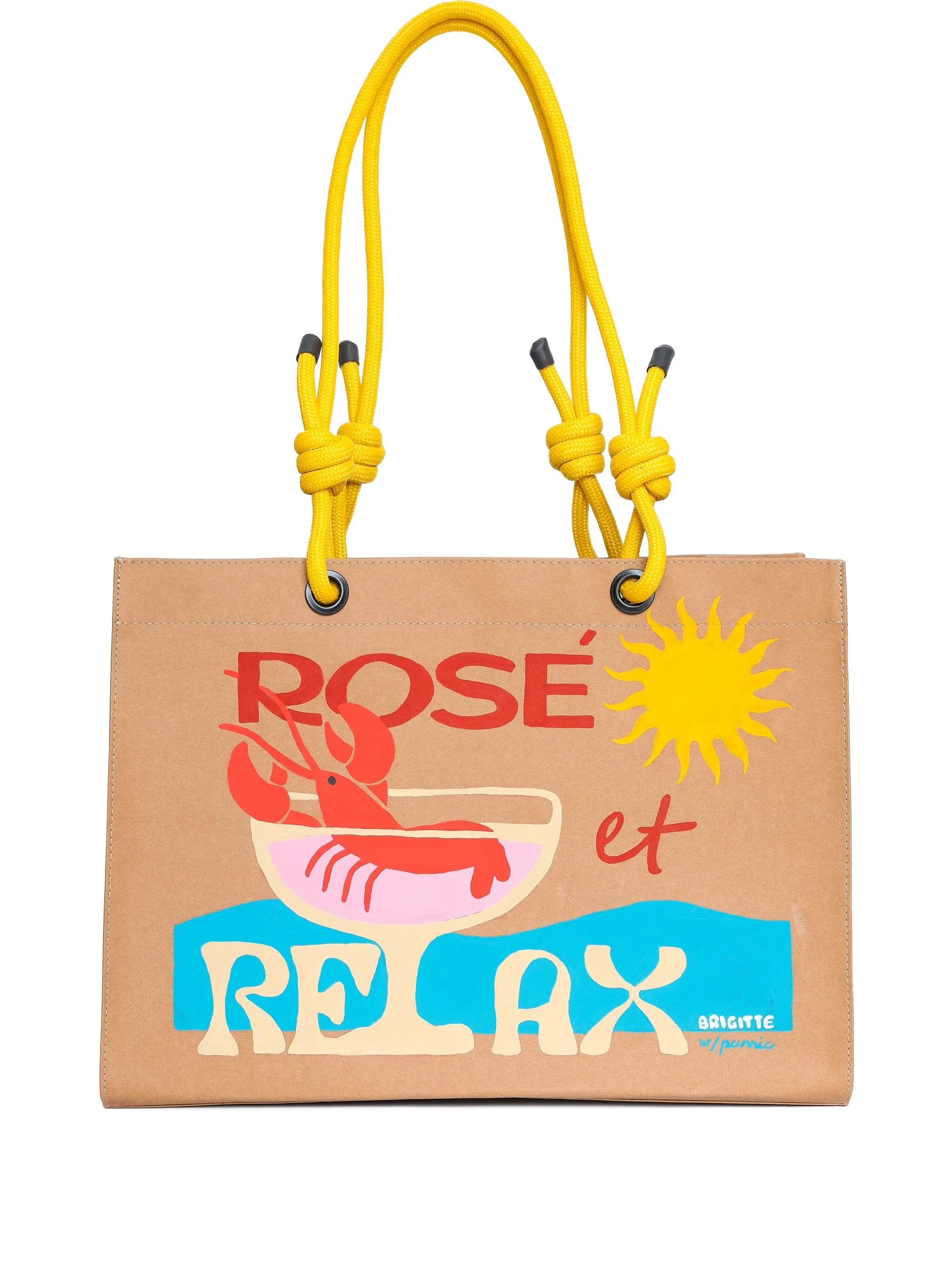 Пляжная сумка с графичным принтом Brigitte, бежевый
Пляжная сумка с графичным принтом Brigitte, бежевый