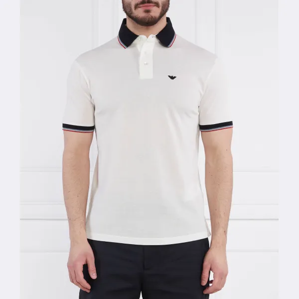 Рубашка поло стандартного кроя Emporio Armani, бежевый
Рубашка поло стандартного кроя Emporio Armani, бежевый