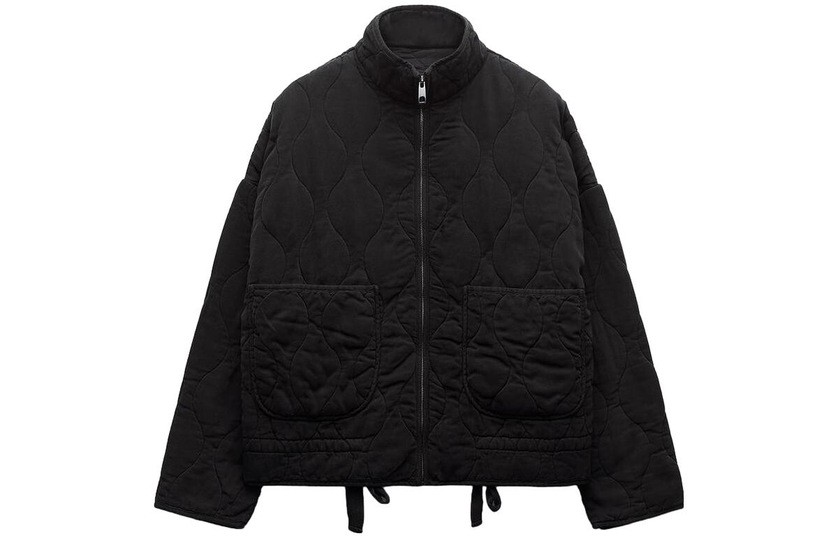 Стеганая куртка женская черная Zara
Стеганая куртка женская черная Zara