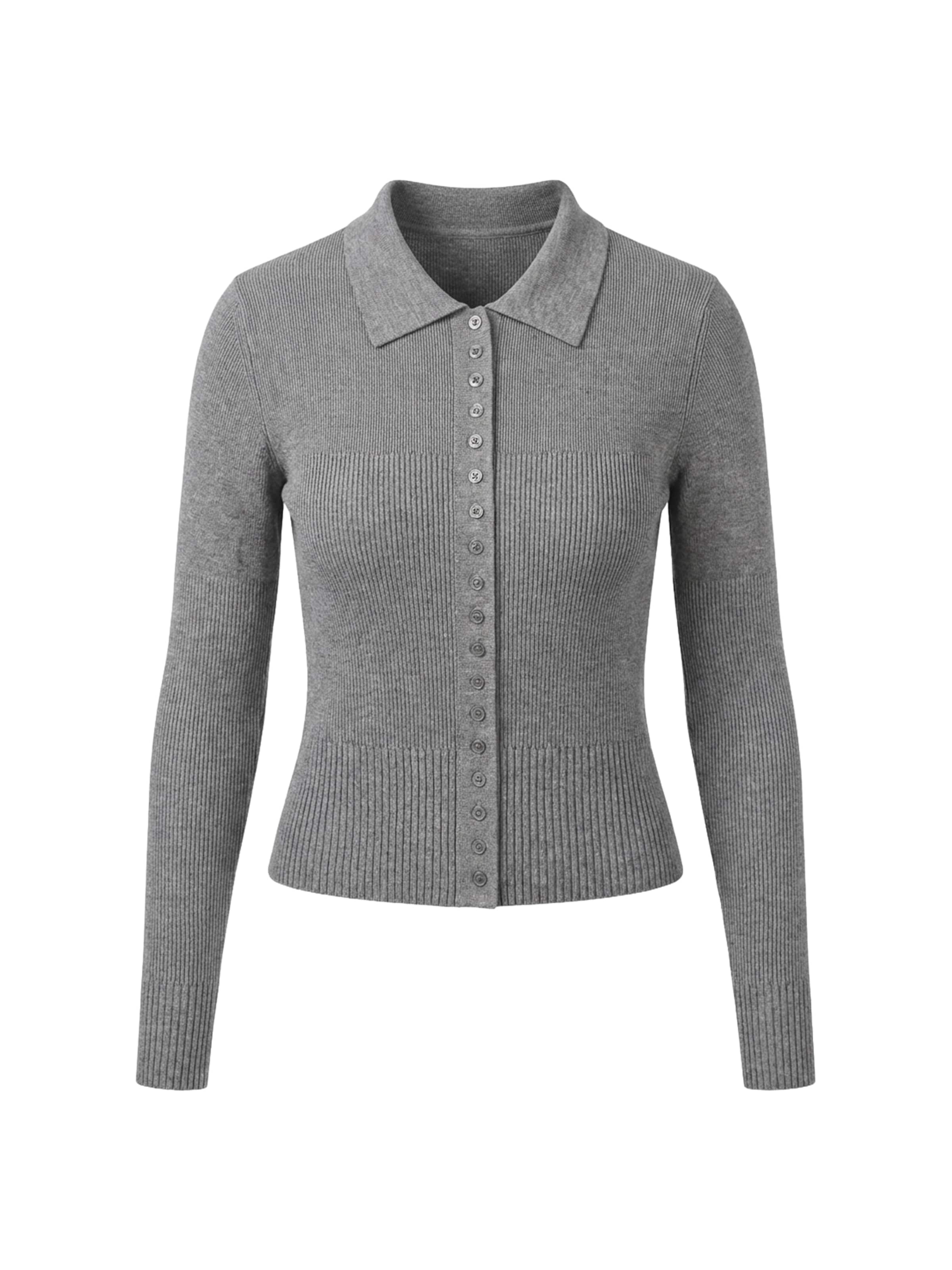 Studioselect Вязаный кардиган 'Luna' в крапчатом сером цвете
Studioselect Вязаный кардиган 'Luna' в крапчатом сером цвете