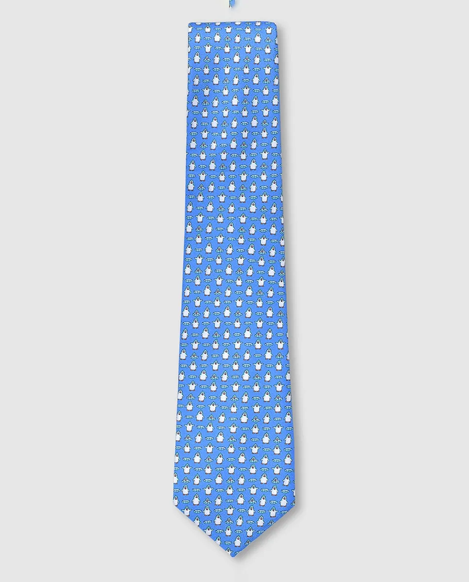 Мужской шелковый галстук с узором Miguel Bellido, синий
Мужской шелковый галстук с узором Miguel Bellido, синий