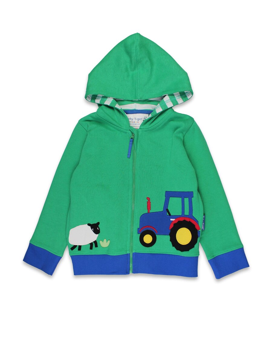 Толстовка с капюшоном на молнии Toby Tiger, зеленый
Толстовка с капюшоном на молнии Toby Tiger, зеленый