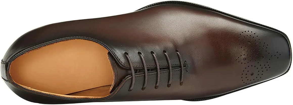 Мужские туфли Santimon Oxford цельнокожаные для костюма, бизнес-кэжуал, смокинга и свадьбы, коричневый
Мужские туфли Santimon Oxford цельнокожаные для костюма, бизнес-кэжуал, смокинга и свадьбы, коричневый