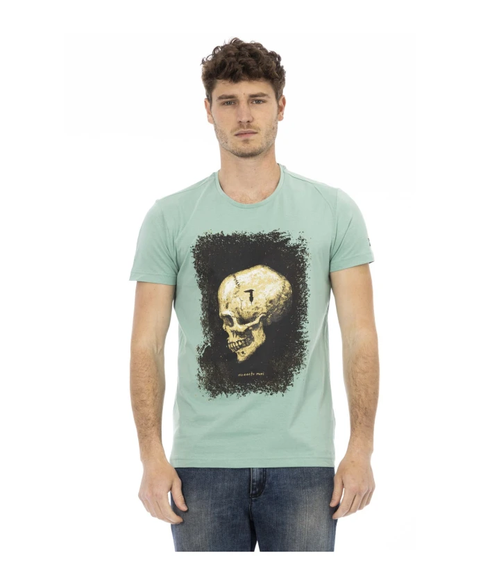 Футболка с короткими рукавами и круглым вырезом Trussardi, зеленый
Футболка с короткими рукавами и круглым вырезом Trussardi, зеленый