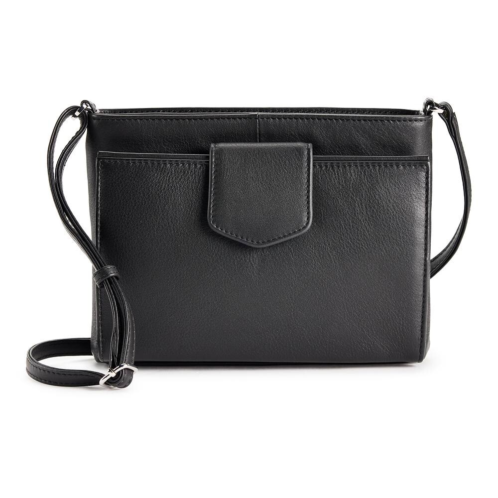 ili Кожаная сумка-органайзер через плечо с заостренным язычком и блокировкой RFID Ili, черный
ili Кожаная сумка-органайзер через плечо с заостренным язычком и блокировкой RFID Ili, черный