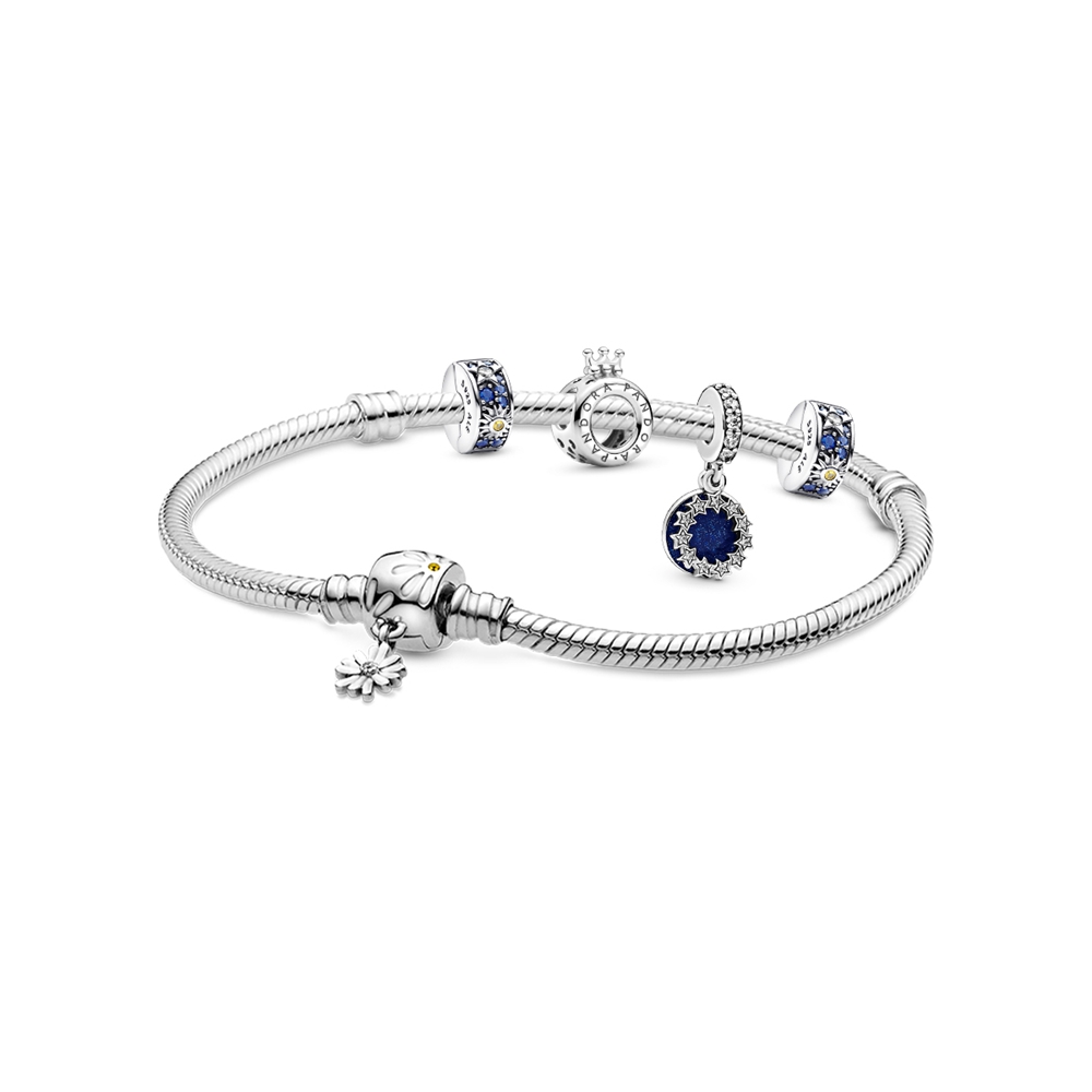 Серебряный браслет 925 пробы унисекс Pandora, серебряный
Серебряный браслет 925 пробы унисекс Pandora, серебряный