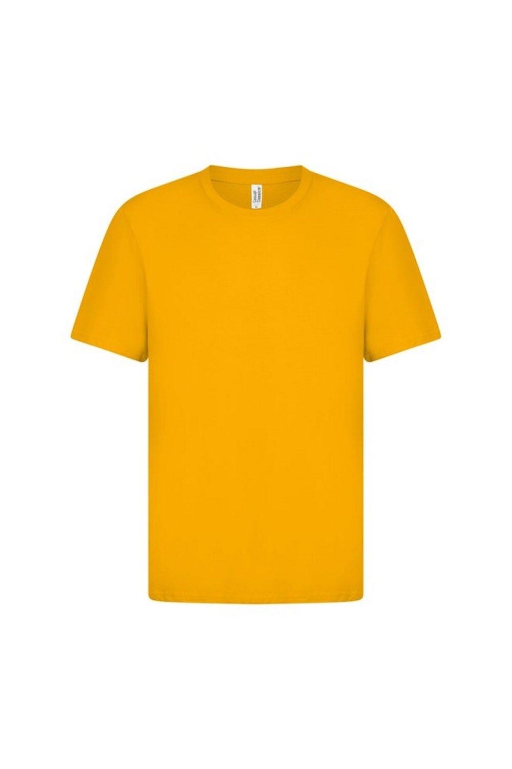 Повседневная классическая футболка кольцевого прядения Casual Classics, желтый
Повседневная классическая футболка кольцевого прядения Casual Classics, желтый