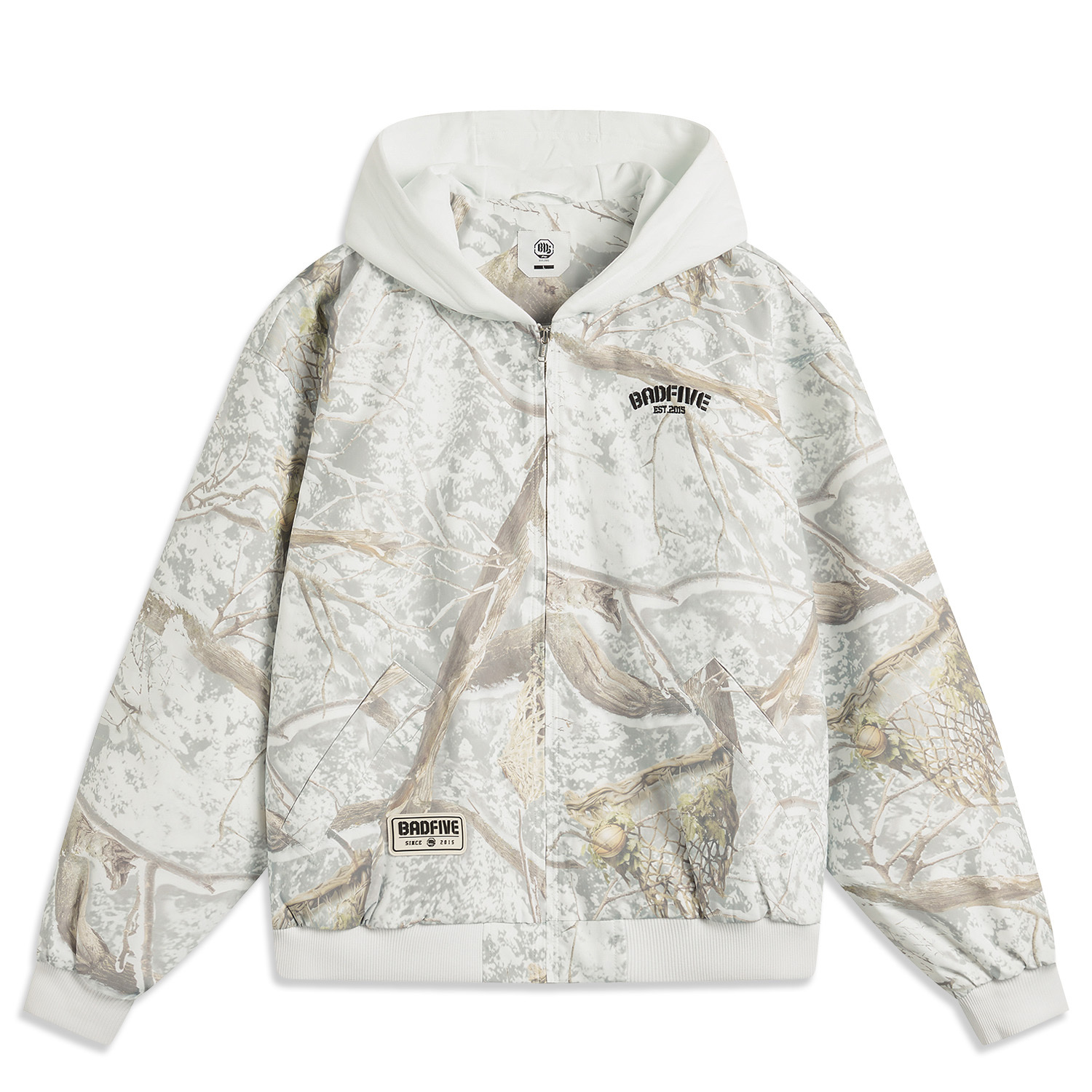 LINING Пуховик мужской белый с принтом, White All Over Print 
LINING Пуховик мужской белый с принтом, White All Over Print