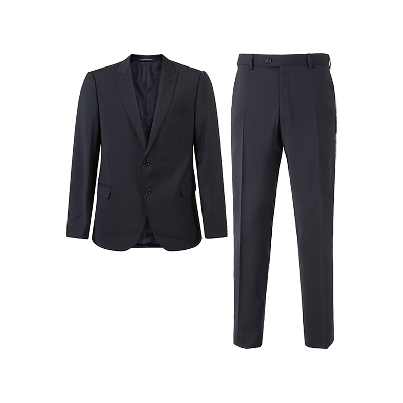 Однобортный костюм-двойка Emporio Armani, темный синий
Однобортный костюм-двойка Emporio Armani, темный синий