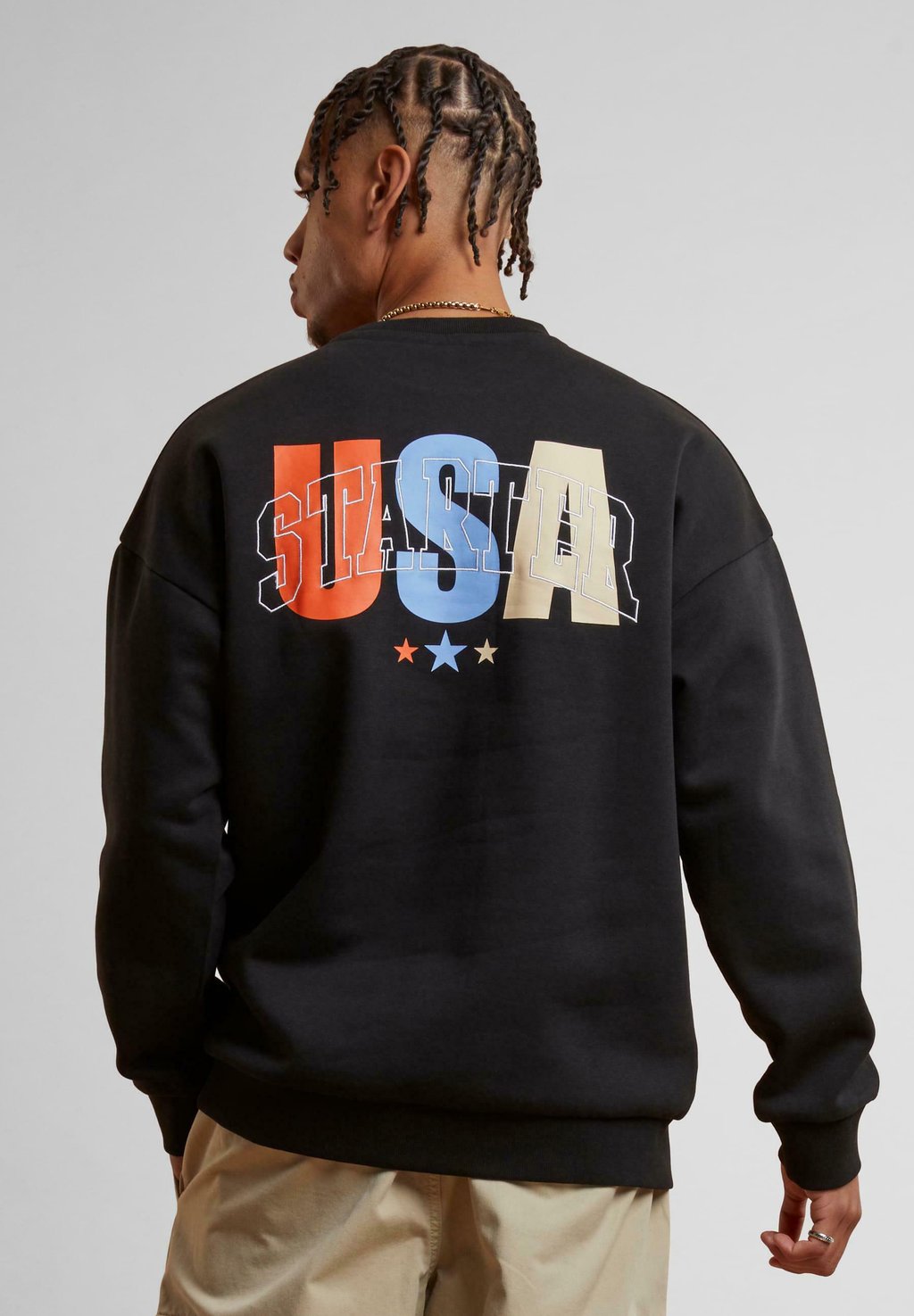Толстовка STARTER USA CREW NECK, черный 
Толстовка STARTER USA CREW NECK, черный