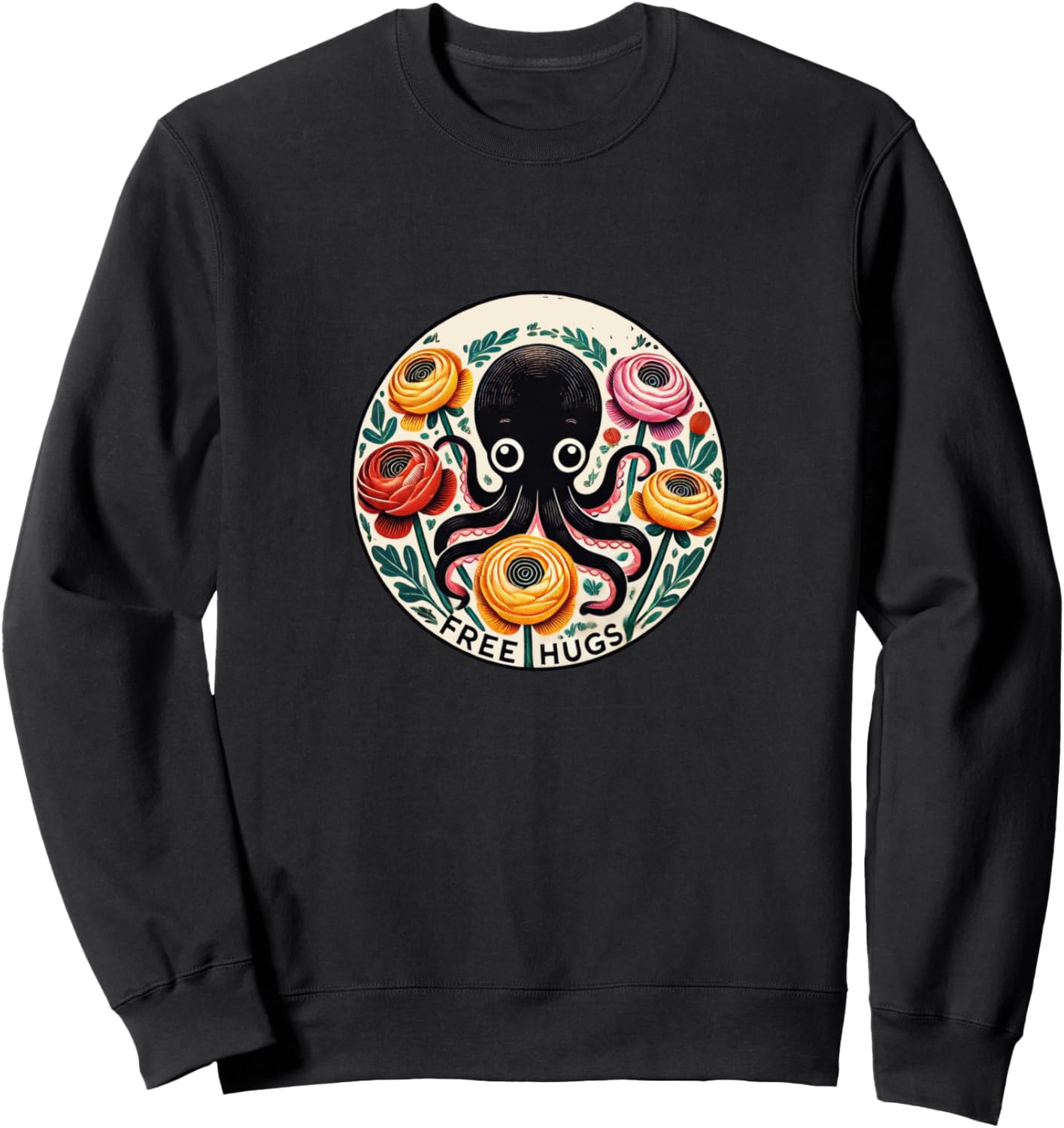 Толстовка с изображением лютика Retro Hugs Lover Snugg, черный
Толстовка с изображением лютика Retro Hugs Lover Snugg, черный