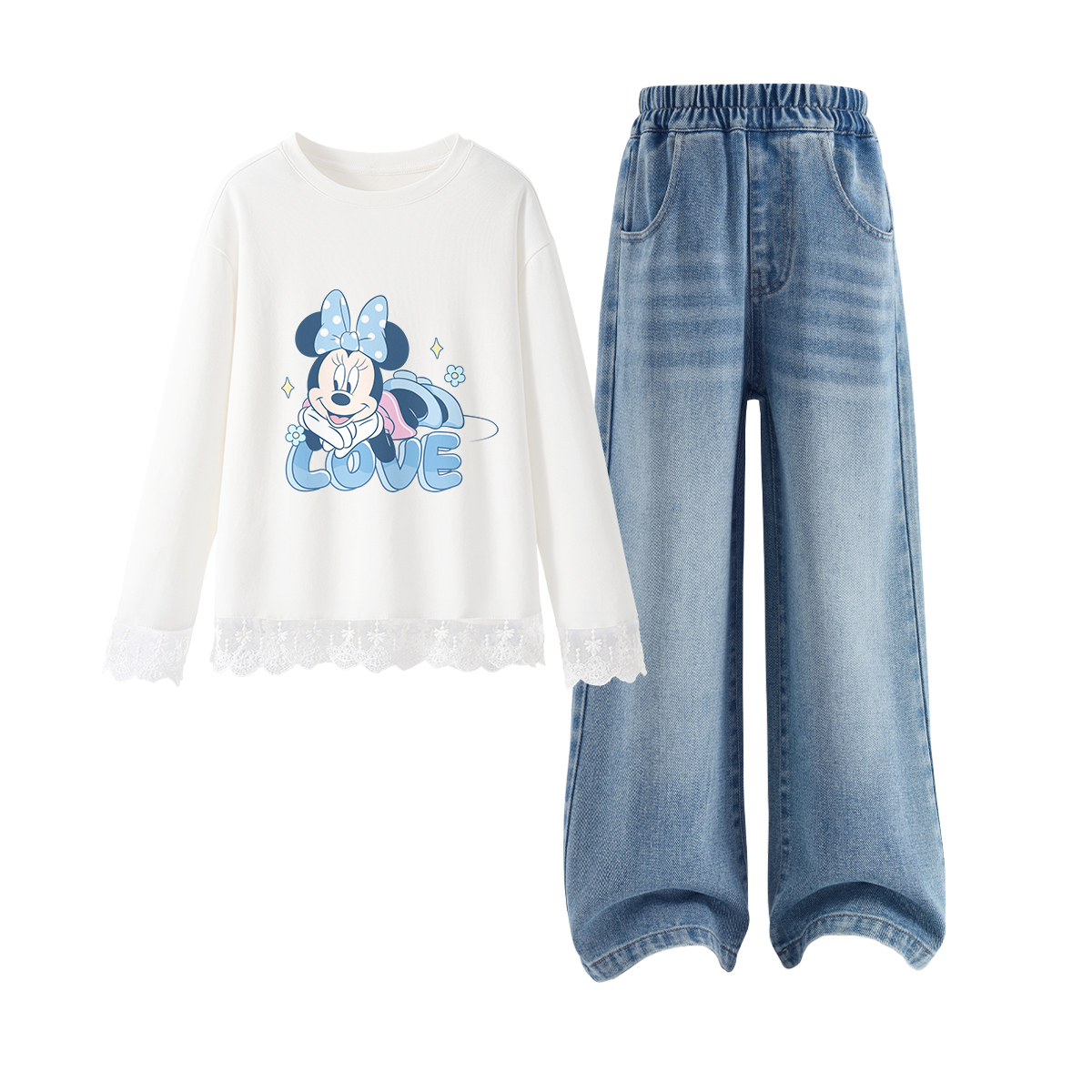 Детская повседневная спортивная одежда Disney, светло-голубой
Детская повседневная спортивная одежда Disney, светло-голубой