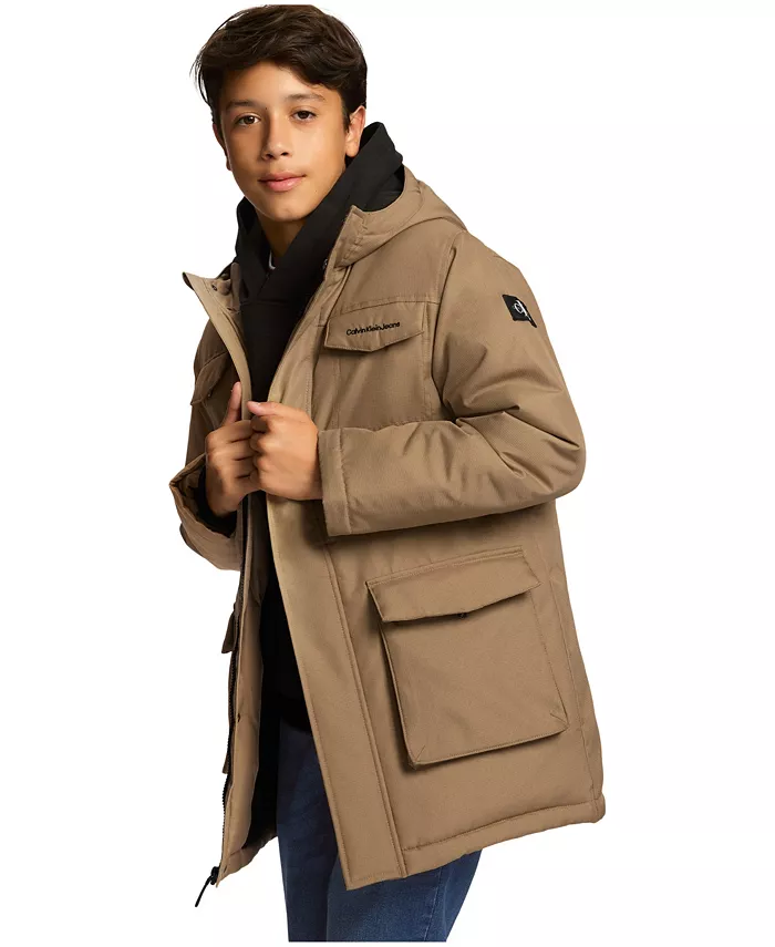 Куртка Calvin Klein Toddler and Little Boys Snorkel, коричневый/бежевый
Куртка Calvin Klein Toddler and Little Boys Snorkel, коричневый/бежевый