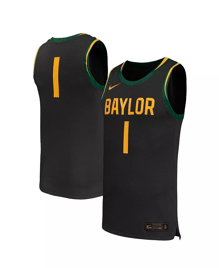 Мужская 1 черная реплика баскетбольной майки Baylor Bears Nike
Мужская 1 черная реплика баскетбольной майки Baylor Bears Nike
