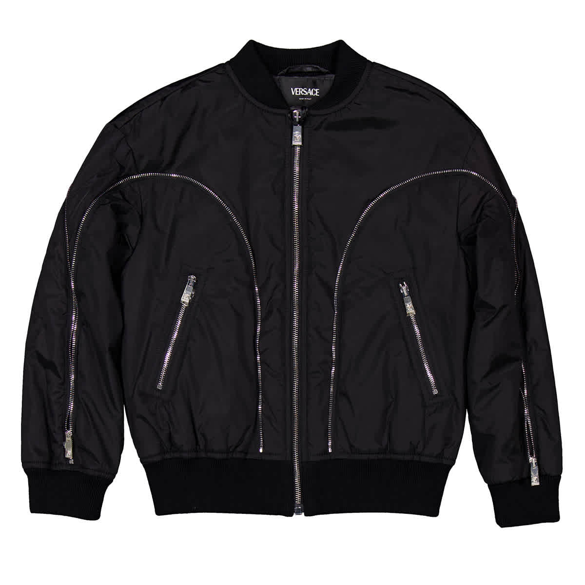 Молодежная куртка Versace Boys с длинными рукавами на молнии Young Versace, черный
Молодежная куртка Versace Boys с длинными рукавами на молнии Young Versace, черный