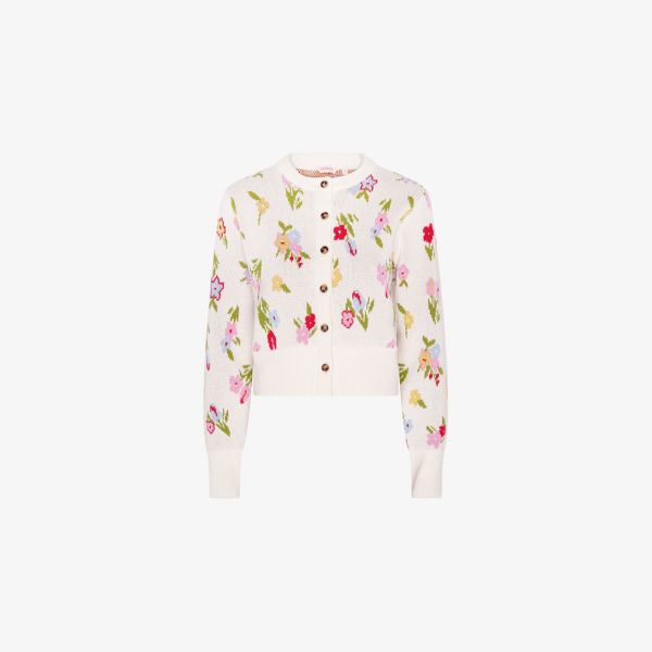 Кардиган Omnes Flynn с цветочной интарсией, бежевый
Кардиган Omnes Flynn с цветочной интарсией, бежевый