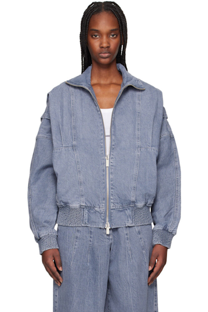 Синяя джинсовая куртка с рукавами «летучая мышь» REMAIN Birger Christensen
Синяя джинсовая куртка с рукавами «летучая мышь» REMAIN Birger Christensen