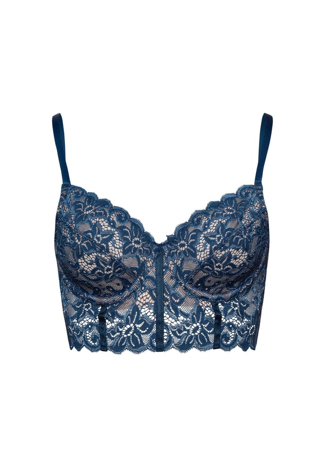 Бюстгальтер на косточках Marlene Hanro, синий
Бюстгальтер на косточках Marlene Hanro, синий