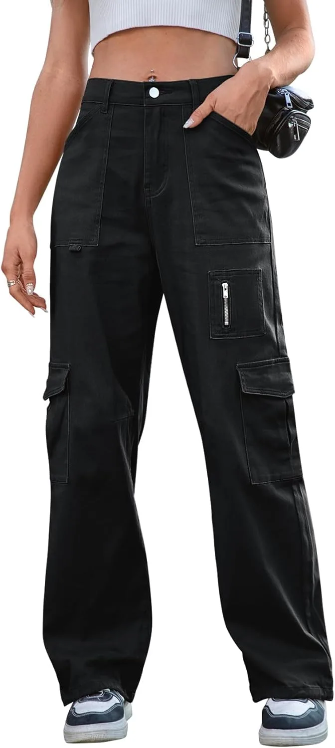 IVIR Cargo Pants Women High Waist Wide Leg с 7 карманами
IVIR Cargo Pants Women High Waist Wide Leg с 7 карманами