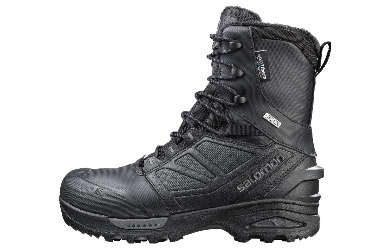 Кроссовки унисекс высокие черные Salomon
Кроссовки унисекс высокие черные Salomon