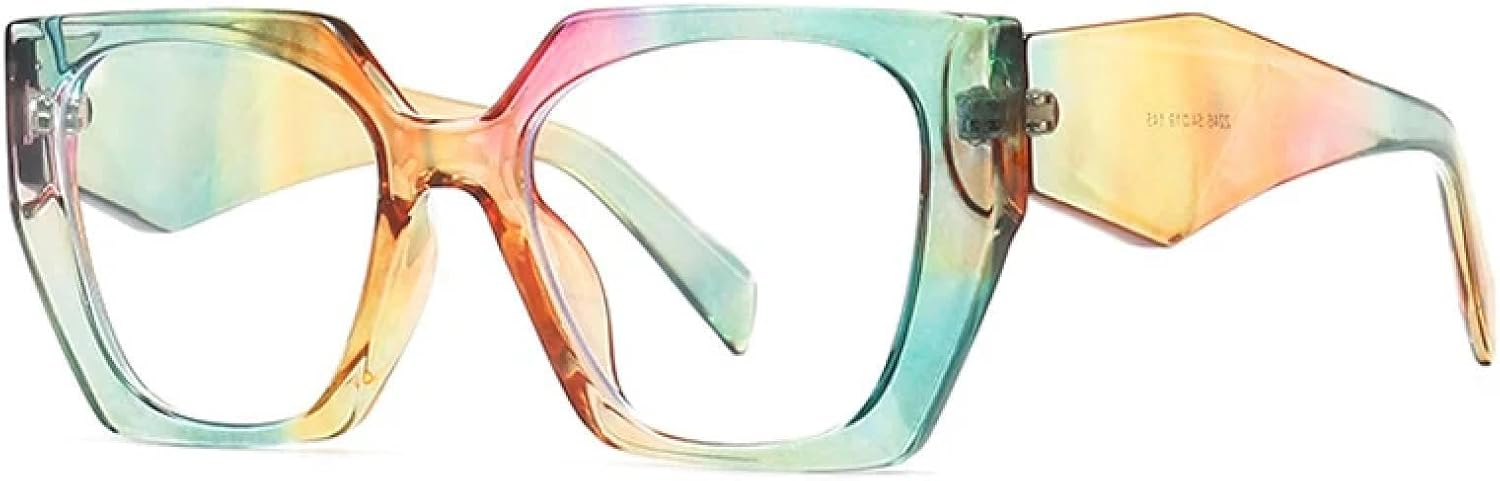 Ретро-солнцезащитные очки «кошачий глаз» в стиле «многоугольник», модные солнцезащитные очки с градиентным переходом для мужчин, защита от УФ-излучения UV400 TVTBBVV, Colorful Clear
Ретро-солнцезащитные очки «кошачий глаз» в стиле «многоугольник», модные солнцезащитные очки с градиентным переходом для мужчин, защита от УФ-излучения UV400 TVTBBVV, Colorful Clear