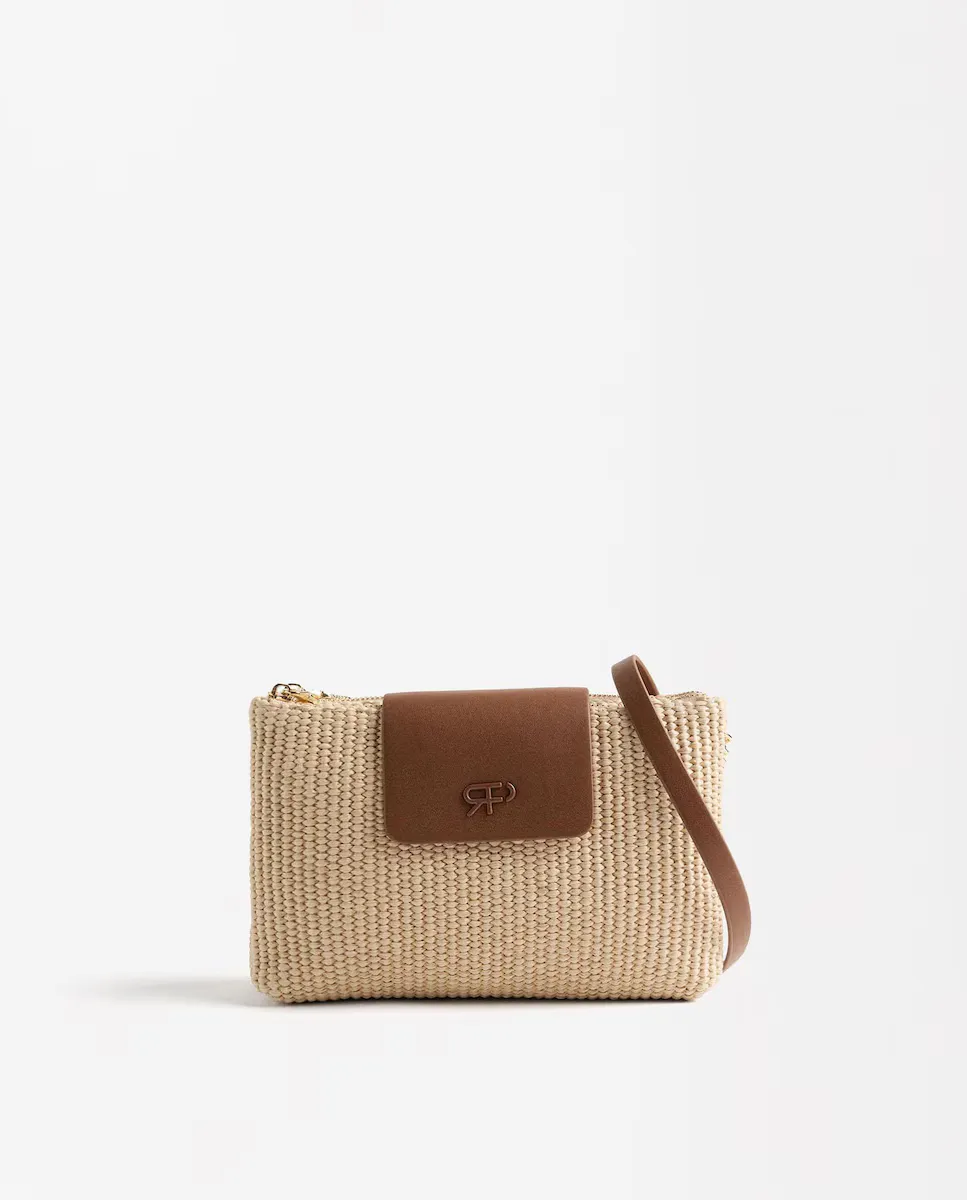 Женская сумка через плечо с эффектом рафии, с несколькими отделениями и застежкой-молнией Parfois, светло-коричневый
Женская сумка через плечо с эффектом рафии, с несколькими отделениями и застежкой-молнией Parfois, светло-коричневый