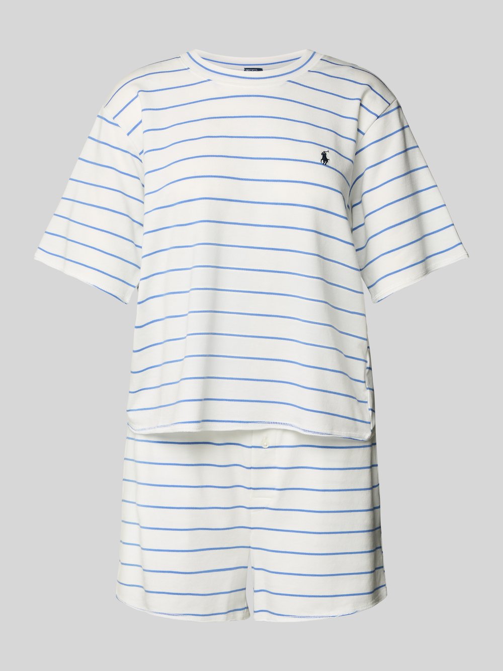 Пижама с вышитым логотипом и эластичным поясом с логотипом Polo Ralph Lauren, кремовый
Пижама с вышитым логотипом и эластичным поясом с логотипом Polo Ralph Lauren, кремовый