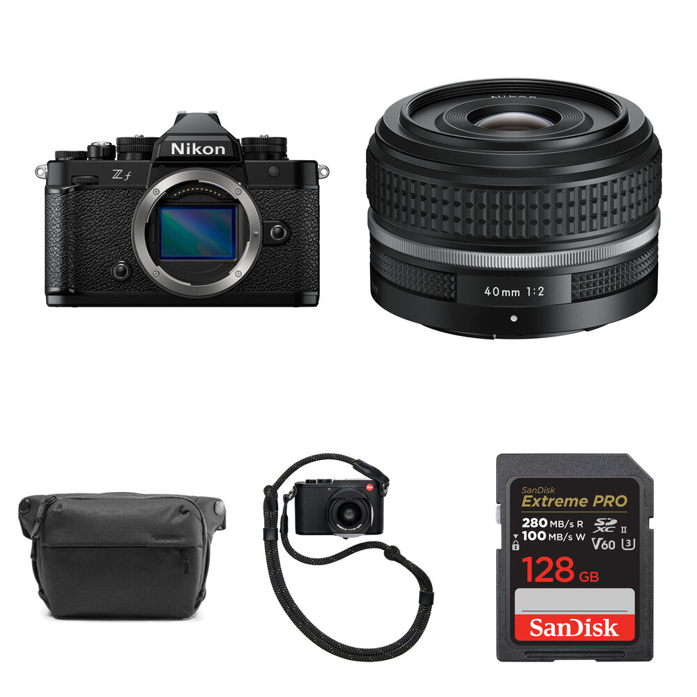 Беззеркальная камера Nikon Zf Mirrorless Camera with 40mm f/2 Lens and Street-Travel
Беззеркальная камера Nikon Zf Mirrorless Camera with 40mm f/2 Lens and Street-Travel