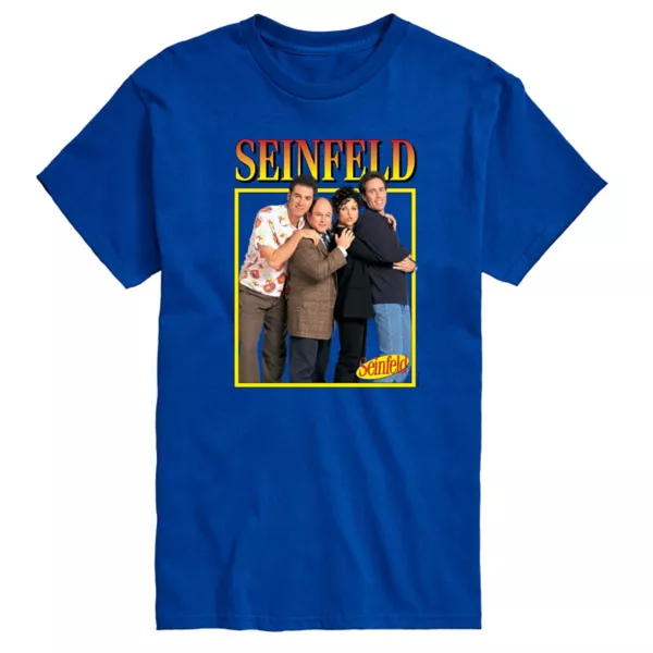 Мужская футболка с квадратным принтом Seinfeld Licensed Character, синий
Мужская футболка с квадратным принтом Seinfeld Licensed Character, синий