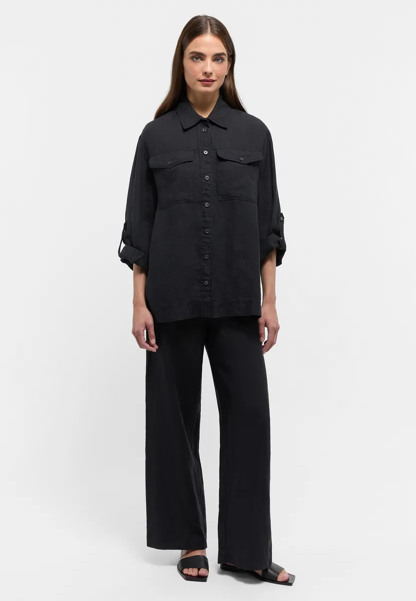 Блузка-рубашка Eterna "OVERSIZE FIT", черный
Блузка-рубашка Eterna "OVERSIZE FIT", черный