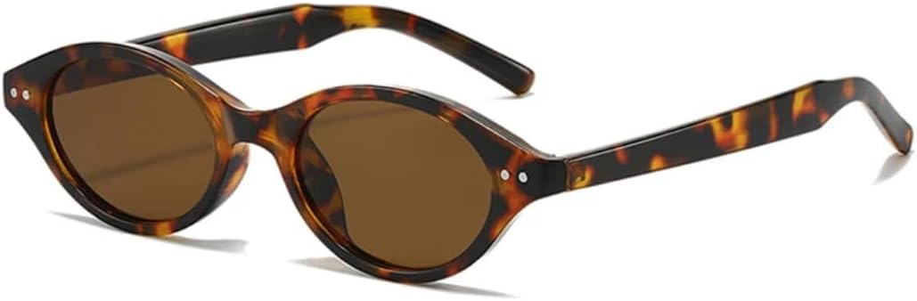 Солнцезащитные очки с защитой от УФ-излучения UV400 | Маленькие овальные заклепки конфетного цвета | Для женщин и мужчин, для занятий спортом на открытом воздухе и вождения DSVIGF, Leopard-brown
Солнцезащитные очки с защитой от УФ-излучения UV400 | Маленькие овальные заклепки конфетного цвета | Для женщин и мужчин, для занятий спортом на открытом воздухе и вождения DSVIGF, Leopard-brown