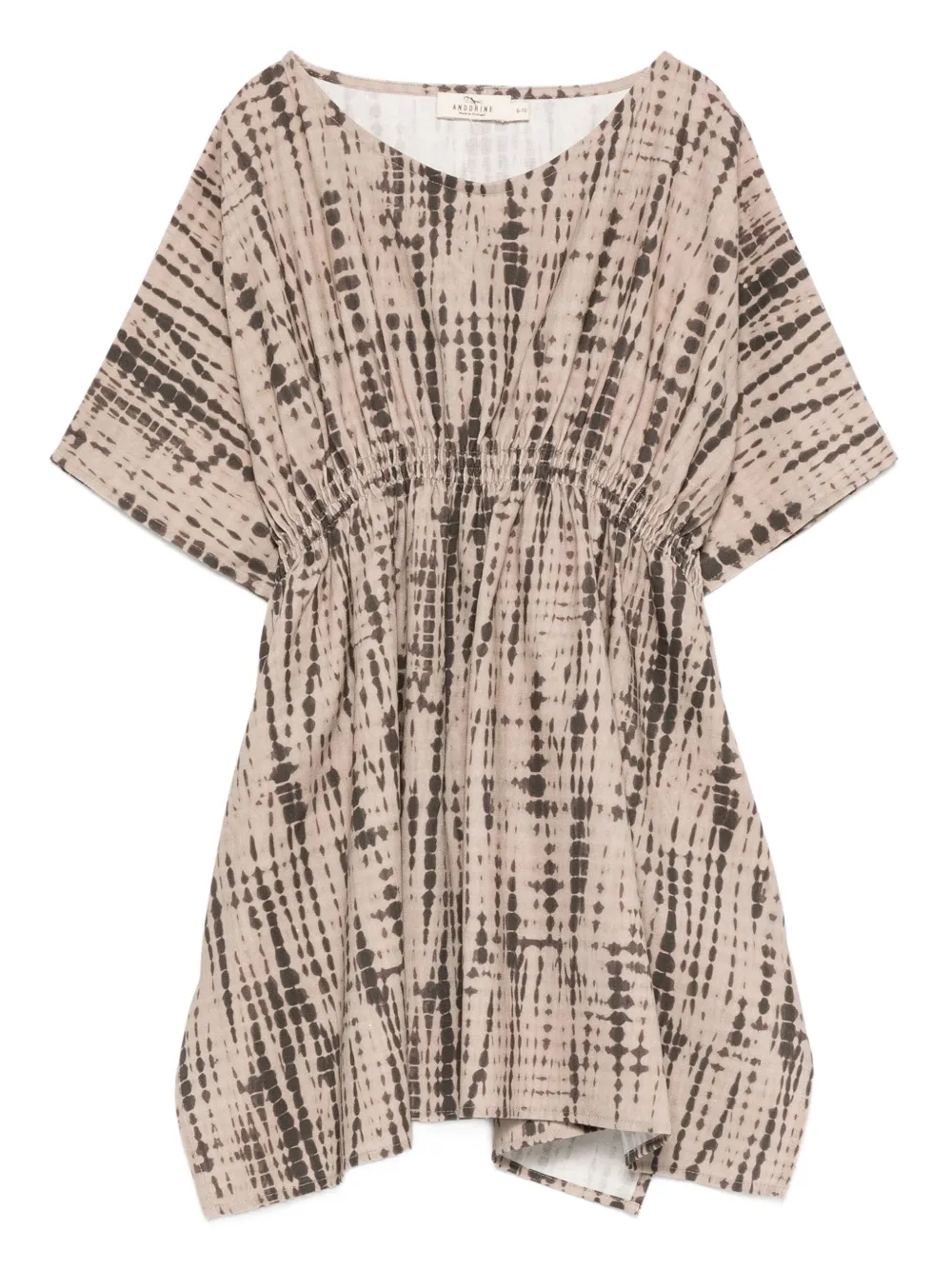 Платье с принтом тай-дай Andorine, нейтральный
Платье с принтом тай-дай Andorine, нейтральный