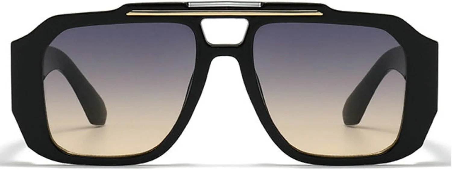 Солнцезащитные очки COTIA увеличенного квадратного размера для женщин и мужчин, модные очки-пилот в стиле ретро, толстая оправа, стильные очки, Grey Yellow
Солнцезащитные очки COTIA увеличенного квадратного размера для женщин и мужчин, модные очки-пилот в стиле ретро, толстая оправа, стильные очки, Grey Yellow