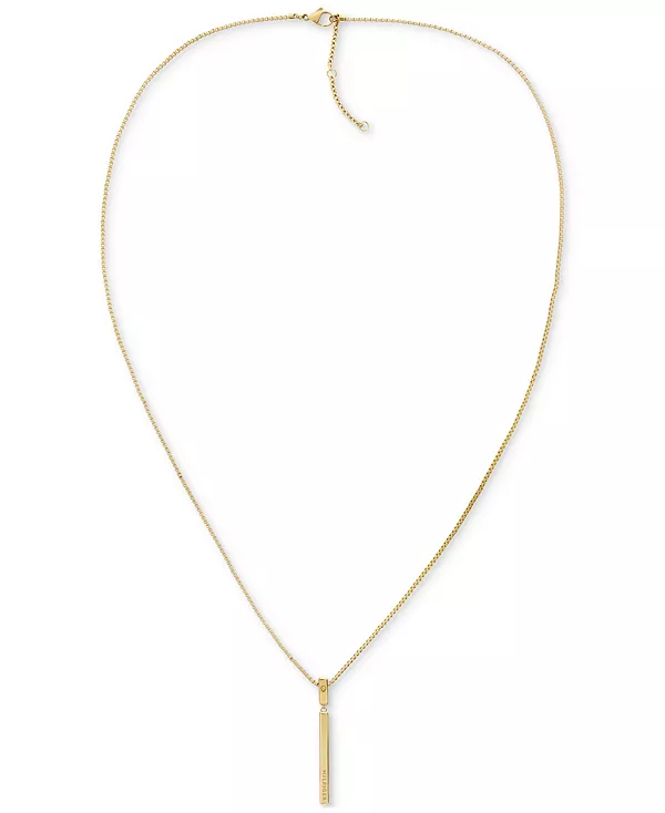 Линейное ожерелье с логотипом, 26 дюймов + удлинитель 2 дюйма Tommy Hilfiger, gold
Линейное ожерелье с логотипом, 26 дюймов + удлинитель 2 дюйма Tommy Hilfiger, gold