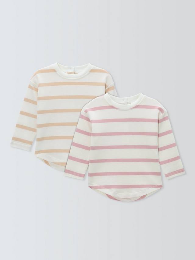Детская хлопковая футболка с длинным рукавом в полоску John Lewis, Pack of 2, Pink
Детская хлопковая футболка с длинным рукавом в полоску John Lewis, Pack of 2, Pink