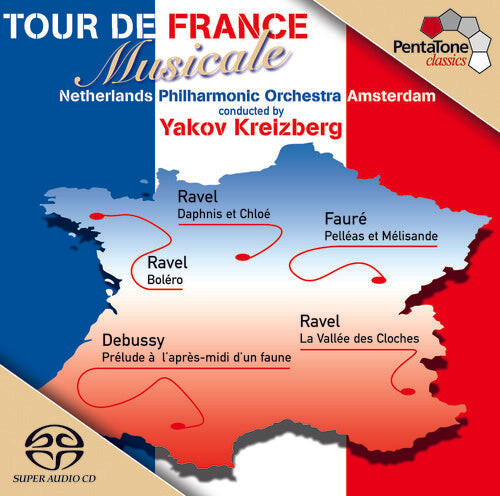 CD диск Ravel / Faure / Debussy / Kreizberg: Tour de France Musicale
CD диск Ravel / Faure / Debussy / Kreizberg: Tour de France Musicale