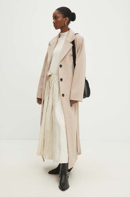 Пальто Answear Lab, бежевый
Пальто Answear Lab, бежевый