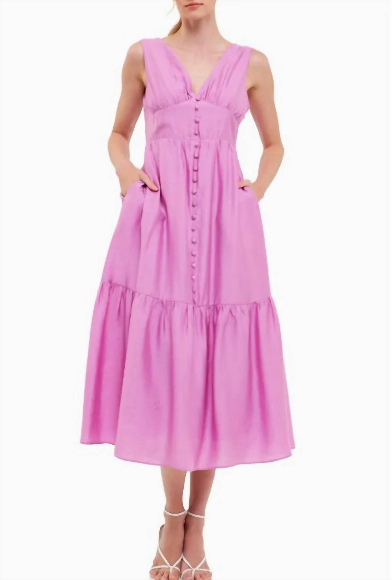 Платье макси с бантом в виде орхидеи endless rose, цвет orchid
Платье макси с бантом в виде орхидеи endless rose, цвет orchid